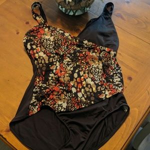 One Piece bathing suit, size 16